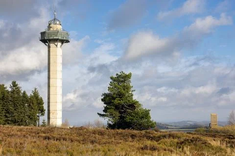 Hochheide Tower on Mount Ettelsberg in German Willingen, Sauerland Stock Photos