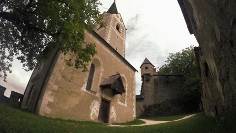 Hochostowitz castle chapel, Austria Stock-Footage 166905743