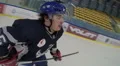 Hockey fight, view from top Vidéos HD