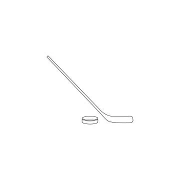 Hockey. flat vector icon Stock Illustration