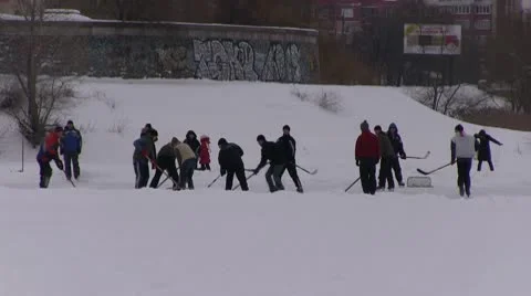 Hockey Stock Footage 10733152