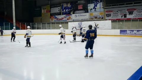 Hockey Stock Footage 185432833