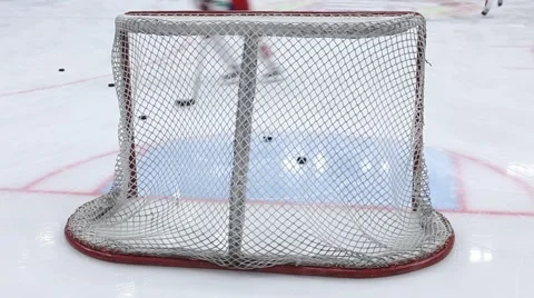 Hockey gates closeup Video stock 65163389