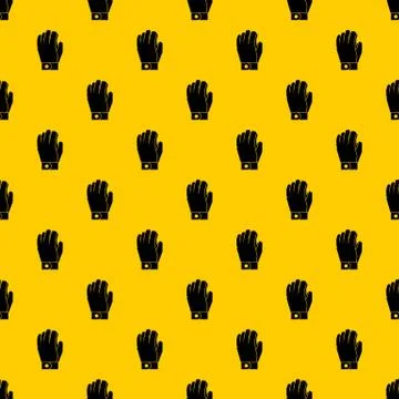 Hockey glove pattern vector Illustrazione stock