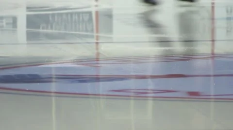 Hockey Ice Reflection Stock-Footage 67590934