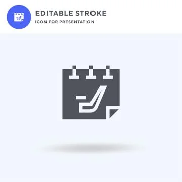 Hockey icon vector, filled flat sign, solid pictogram isolated on white, logo Illustrazione stock