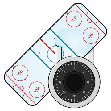 Hockey lockout Stock Illustration