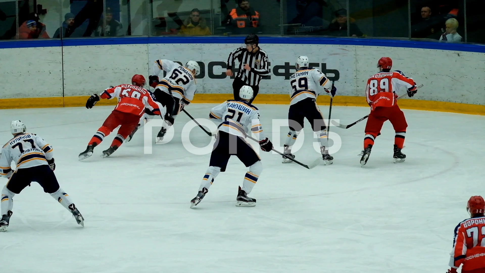 Hockey match in Vityaz Ice Palace Stock Video Pond5