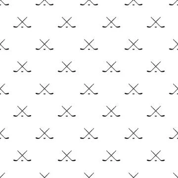 Hockey pattern vector Stock Illustration
