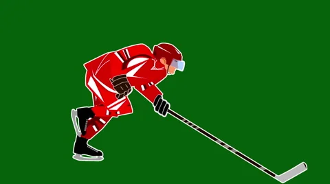 Hockey player Stock Footage 67953774