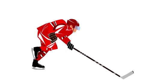 Hockey player Stock Footage 67953776