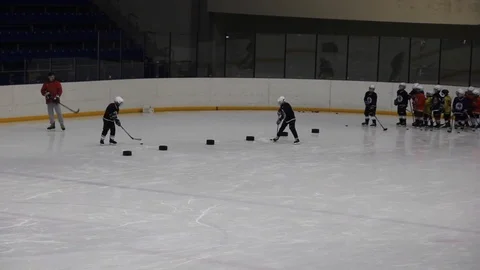 Hockey player Stock Footage 102446869