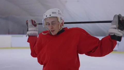 Hockey Player Stock Footage 148742054