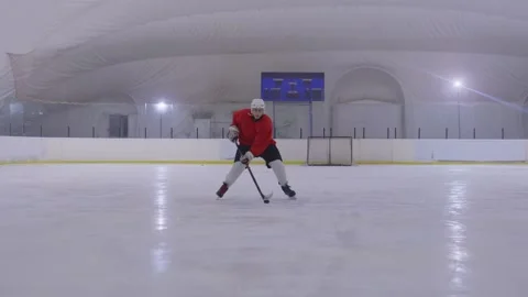 Hockey Player Stock Footage 148742105