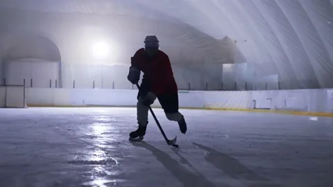 Hockey Player Stock Footage 148742422