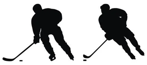 Hockey player Stock Illustration