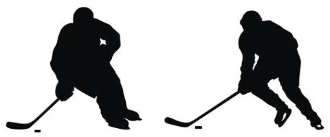 Hockey player Stock Illustration