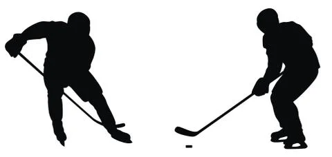 Hockey player Stock Illustration