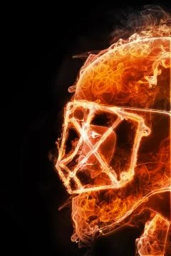 Hockey Player Stock Illustration