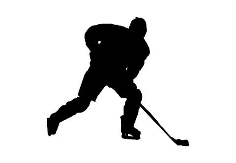 Hockey player Stock Illustration