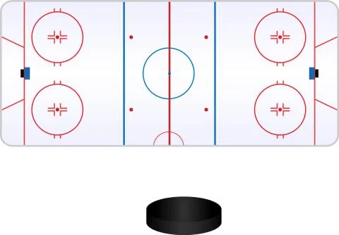 Hockey pole Stock Illustration