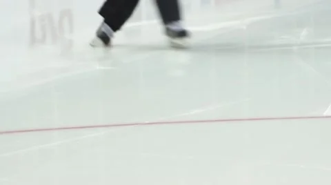 Hockey referee skating Video stock 67578735
