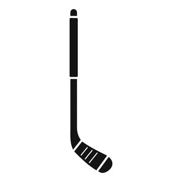 Hockey stick icon simple vector. Active sport Stock Illustration