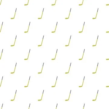 Hockey stick seamless pattern creating dynamic sport background イラスト素材