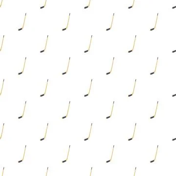 Hockey stick seamless pattern creating sports background Illustrazione stock