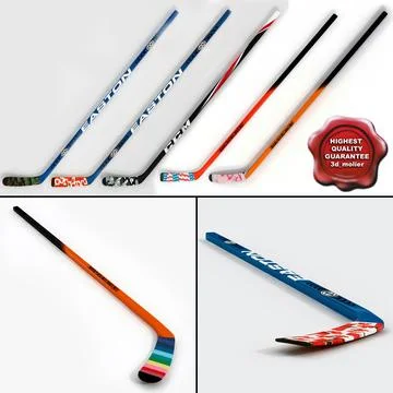 3D Model: Hockey Stick Collection v6 #91499601