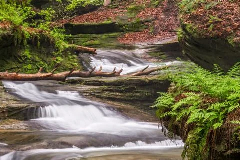 Hocking Hills Cascade Stock Photos