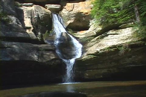 Hocking Hills state park - Logan, Ohio  Stock Footage 90305