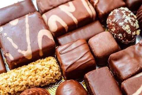 ?hocolate candy set Stock Photos