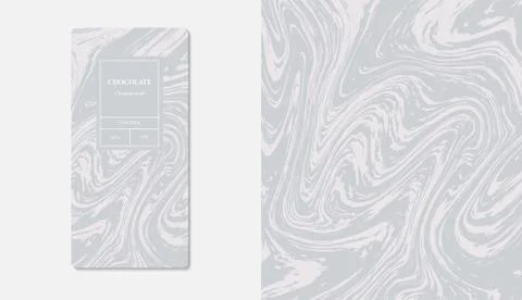 Hocolate packaging marble. Marble collection abstract liquid pattern texture. Stock Illustration