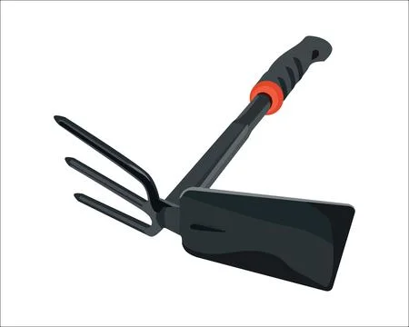 Hoe and pitchfork Stock-Illustration