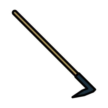 Hoe Icon Stock Illustration