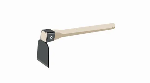 Hoe Illustrazione stock