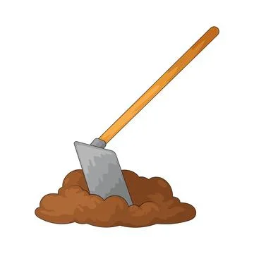 Hoe illustration Stock-Illustration