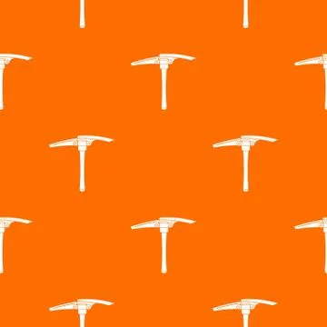 Hoe pattern orange Stock Illustration