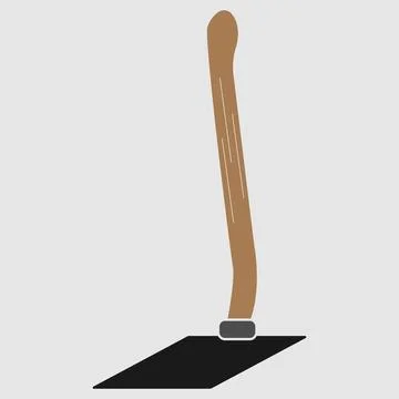 Hoe vector illustration design Stock Illustration