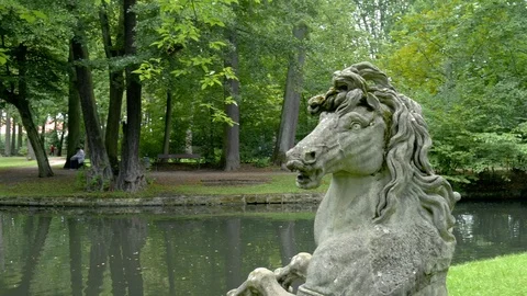 Hofgarten in Bayeruth Stock Footage 116889168