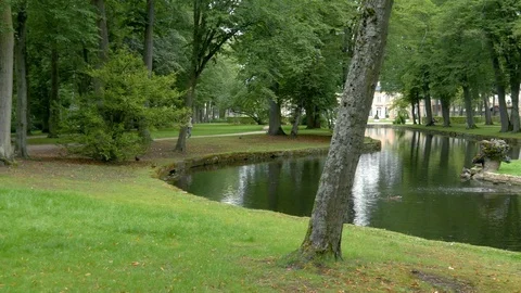 Hofgarten in Bayeruth Stock Footage 116991315