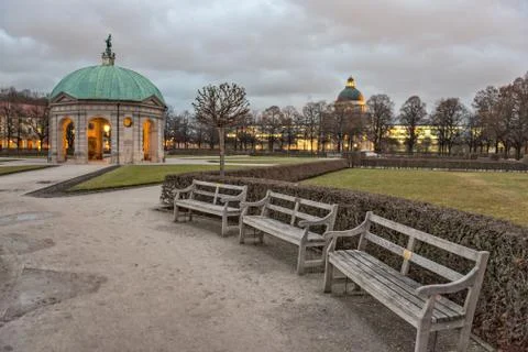 Hofgarten in Munich Foto stock