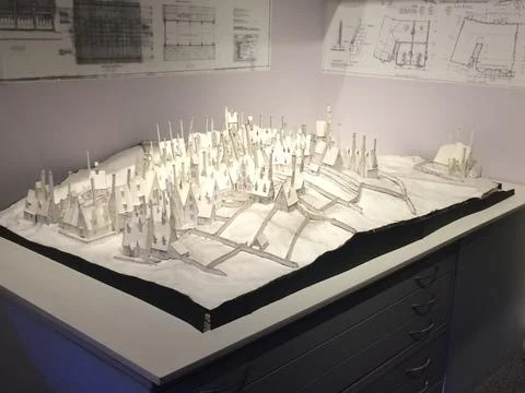 Hogsmeade Concept Model Stock Photos