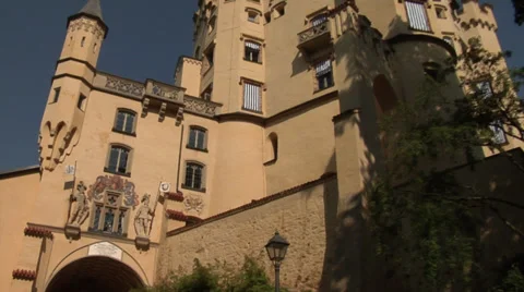 Hohenschwangau Castle, Bavaria, Germany Stock-Footage 32453353