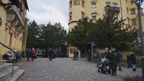 Hohenschwangau Castle. Stock Footage 276607166