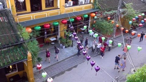 Hoi An old town Stock Footage 84124583