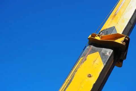Hoisting crane, machines designed for the spatial movement of goods, the Stock Photos
