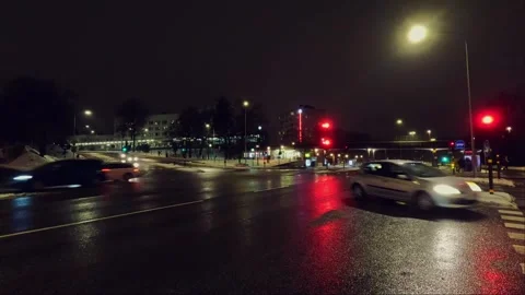Hökarängen traffic Stock Footage 265174435