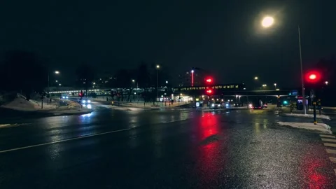 Hökarängen traffic Stock Footage 265174446